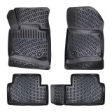 Covorase Auto Tip Tavita Cauciuc ALM Citroen C5 2008-2017, Negru, Set Fata + Spate, Fixare Podea
