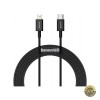 Cablu Date si Incarcare USB-C - Lightning Baseus Superior Series 20W 2m Negru CATLYS-C01