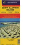 Harta turistica si rutiera Coasta Bulgariei si Romaniei