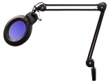 Lupă de Masă cu Iluminare ESD și UV LED 110-240V