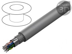 Cablu 8x2x26AWG PVC Gri 30,5m 300V