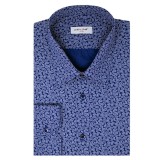 Cumpara ieftin Camasa barbati bleumarin print floral C001SL
