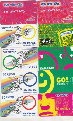 bnk card Romania - lot 50 cartele telefonie mobila foto