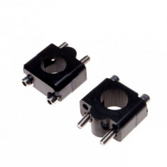 Set adaptor/inaltator prindere ghidon de la 22mm la 28mm, culoare negru Cod Produs: MX_NEW AW5141