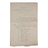 Document de grațiere cu semnătura olografă a domnitorul Carol I, 1869