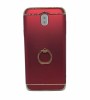 Husa Samsung Galaxy J7 2017 MyStyle Elegance Luxury 3in1 Ring, Protectie Anti-soc, Anti-zgarieturi, Rosu