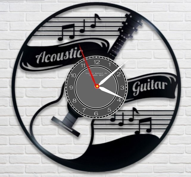 CHITARA ACUSTICA-ceas de perete