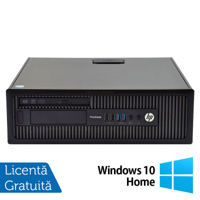 PC Refurbished HP ProDesk 600 G1 SFF, Intel Core i5-4570 3.20GHz, 8GB DDR3, 500GB HDD, DVD-ROM + Windows 10 Home NewTechnology Media foto