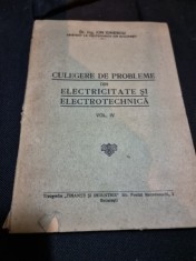 Culegere de probleme de electricitate si electrotehnica - Ion Ionescu vol.IV