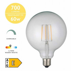 Sursa de iluminat (Pack of 5) LED Large Globe Light Bulb (Lamp) ES/E27 6W 700LM