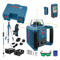 Nivela laser rotativa Bosch GRL 300 HVG + BT 300 Trepied + GR 240 Rigla foto