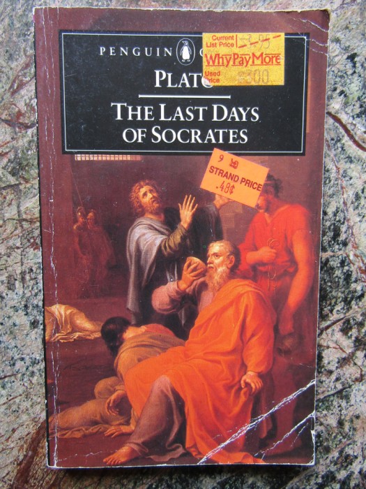 The last days of Socrates -PLATO