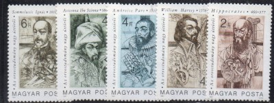 C4996 - Ungaria 1987 - Medicina 5v.nestampilate MNH foto
