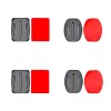 Set pentru fixare cu 4 adezivi Flat si Curved Adhesive Mount +4 prinderi quick release pentru camere actiune -90877