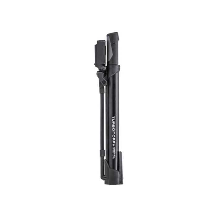 Pompa Mini Bicicleta Topeak Turbo Morph Digital TTM-DGD - 160PSI/11BAR cu Manometru Digital Ultimate FactoryBikes