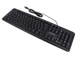Tastatură Neagră USB A Layout BE 1,5m