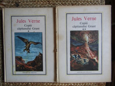 Copiii capitanului Grant - Jules Verne, Vol.1 si Vol.2, Editura Ion Creanga 1984 foto