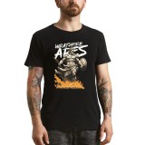 Tricou Barbati, echilibru intre vechi si nou, negru, marime L