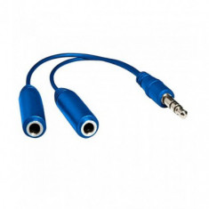 Cablu Aux Spliter Audio, 1x3,5mm jack - 2x3,5 mm Astrum AS003