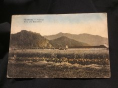 carte postala circulata - Rasnov / Rosenau inceput de sec XX !