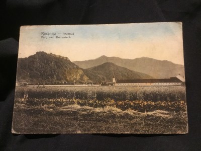 carte postala circulata - Rasnov / Rosenau inceput de sec XX ! foto