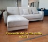 Coltar Extensibil Boem 4, Cadru Lemn, Tapitat, Personalizabil, Sezlong, Living, Dormit, 0758995511/0748995511
