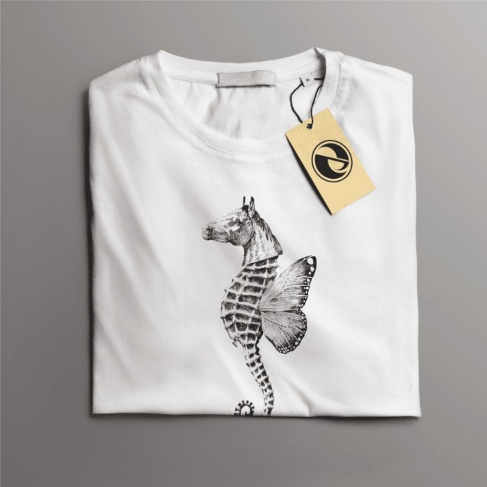 Tricou casual din bumbac 100% de barbati marimea L Apa si Aer