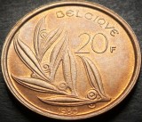 Cumpara ieftin Moneda 20 FRANCI - BELGIA, anul 1980 * cod 4941 - luciu batere, Europa