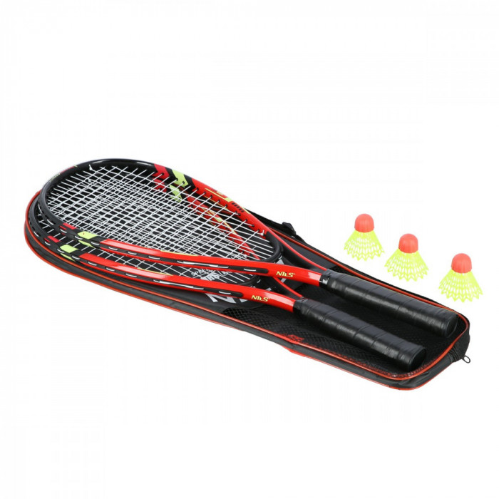 Set Rachete Crossminton Nils NRS001, Rosu FitLine Training