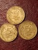 Lot 3 monede Franta: 5 centimes 1986 + 1987 + 1988, stare UNC + Luciu [poze]. Discount conform descriere [10 - 20 %. Vezi descrierea.]., Europa