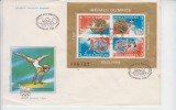 C12 - FDC Romania - Medalii olimpice - Seul - blocuri - LP1212 - 1988, Romania de la 1950, Sport