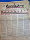 ziarul romania libera 8 ianuarie 1949 - rezolutia sedintei plenare al PMR,hochey la brasov