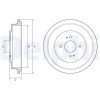 Tambur frana Honda Civic 7 Hatchback (Eu Ep Ev) 01.00-02.06, Spate, 1.4 iS (EP1, EU5, EU7), 1.6 i (EP2, EU8, EU6), DELPHI