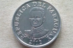 MONEDA 50 GUARANIES 2012-PARAGUAY foto