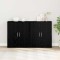 vidaXL Bufet 2 pcs Stejar negru 60 x 31 x 70 cm Lemn compozit 3365552