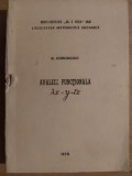 Analiza functionala- N. Gheorghiu