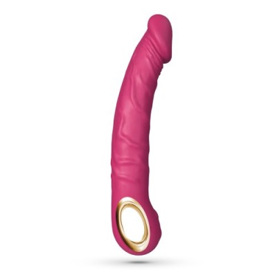 Vibratoare realiste - Crushious Magnus Vibrator Realist Roz Forma Frumoasa si 10 Moduri Puternice de Vibratie foto
