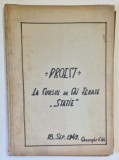 PROIECT LA CURSUL DE CAI FERATE - STATIE de STUDENT GHEORGHE N. GHEORGHE - 1949