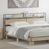 VidaXL Tăblie de depozitare cu raft Stejar sonoma 200 cm Lemn compozit 859661