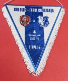 Fanion de protocol-oficial - meci fotbal CFR CLUJ - FARUL CONSTANTA (sezonul 2025-2026 - etapa 14)