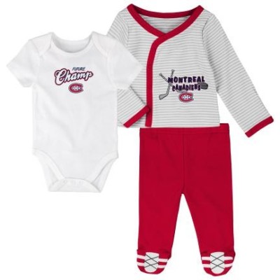 Montreal Canadiens body de copii 3 Piece Set - Batole 3-6 Měs&amp;iacute;ců foto