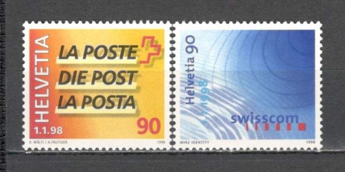 Elvetia.1998 Posta si Swisscom DH.214