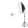 Softbox cu trepied reglabil 200 cm, bec LED 105W cu telecomanda, Dactylion