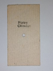 BILET VECHI / CFR /AUTOBUZ DGTA TURNU MAGURELE, PIATRA CALMATU 1976