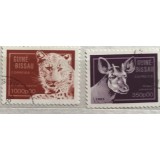 (B ) Timbre serii Straine tema Animale Guibe Bissau