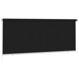 vidaXL Jaluzea tip rulou de exterior, negru, 350x140 cm 312950
