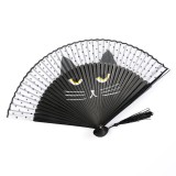 Evantai pliabil cu design pisica
