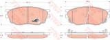 Set placute frana,frana disc MAZDA 6 Hatchback (GG) (2002 - 2008) TRW GDB3309