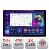 Navigatie dedicata Fiat BRAVO 2007-2014 N-BRAVO Edonav ecran 13&quot; 2K 8 si 128 Android Waze USB Navigatie 4G 360 Toslink Youtube Rad CarStore Technology