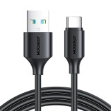 Cablu de incarcare rapida si transfer date, USB-A la type C, lungime 1 m, 480 Mbps, negru